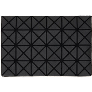 NWT Bao Bao by Issey Miyake Matte Black Oyster Card Case Wallet 4.25'' x 3''
